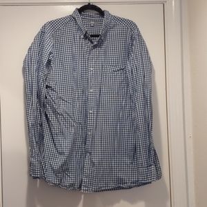 Gingham button down shirt